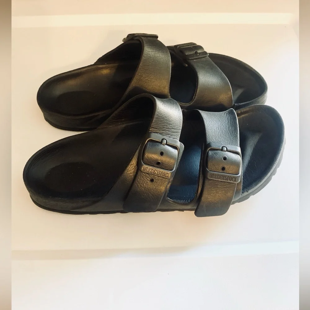 Birkenstock Arizona Essentials EVA Slide Sandal 6 Black 37 - Picture 2 of 5